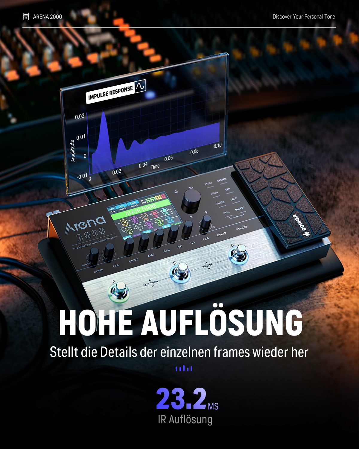 Donner Arena 2000: Multi-Effekt Pedal, 3.5