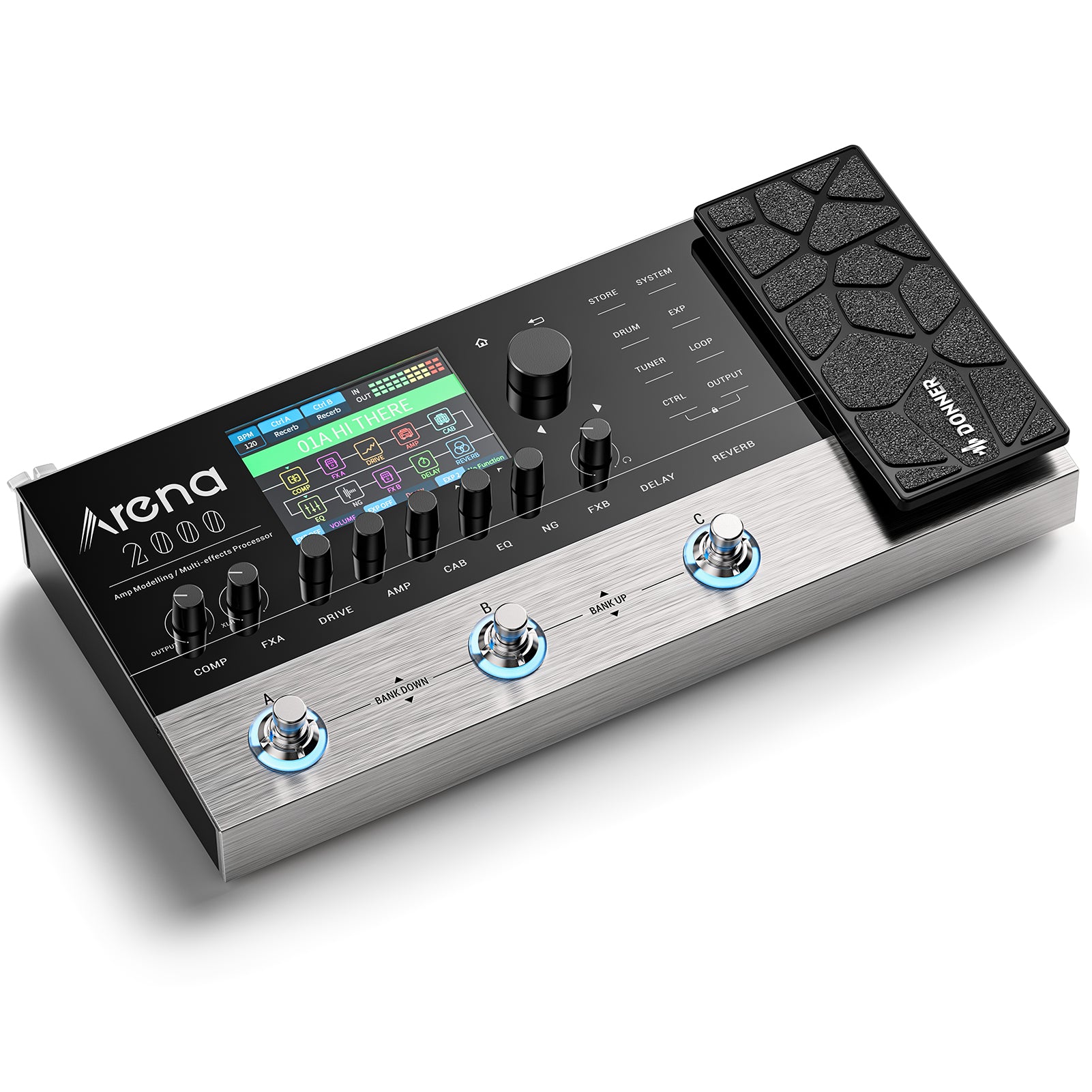 Donner Arena 2000 Multi-Effekt-Pedal