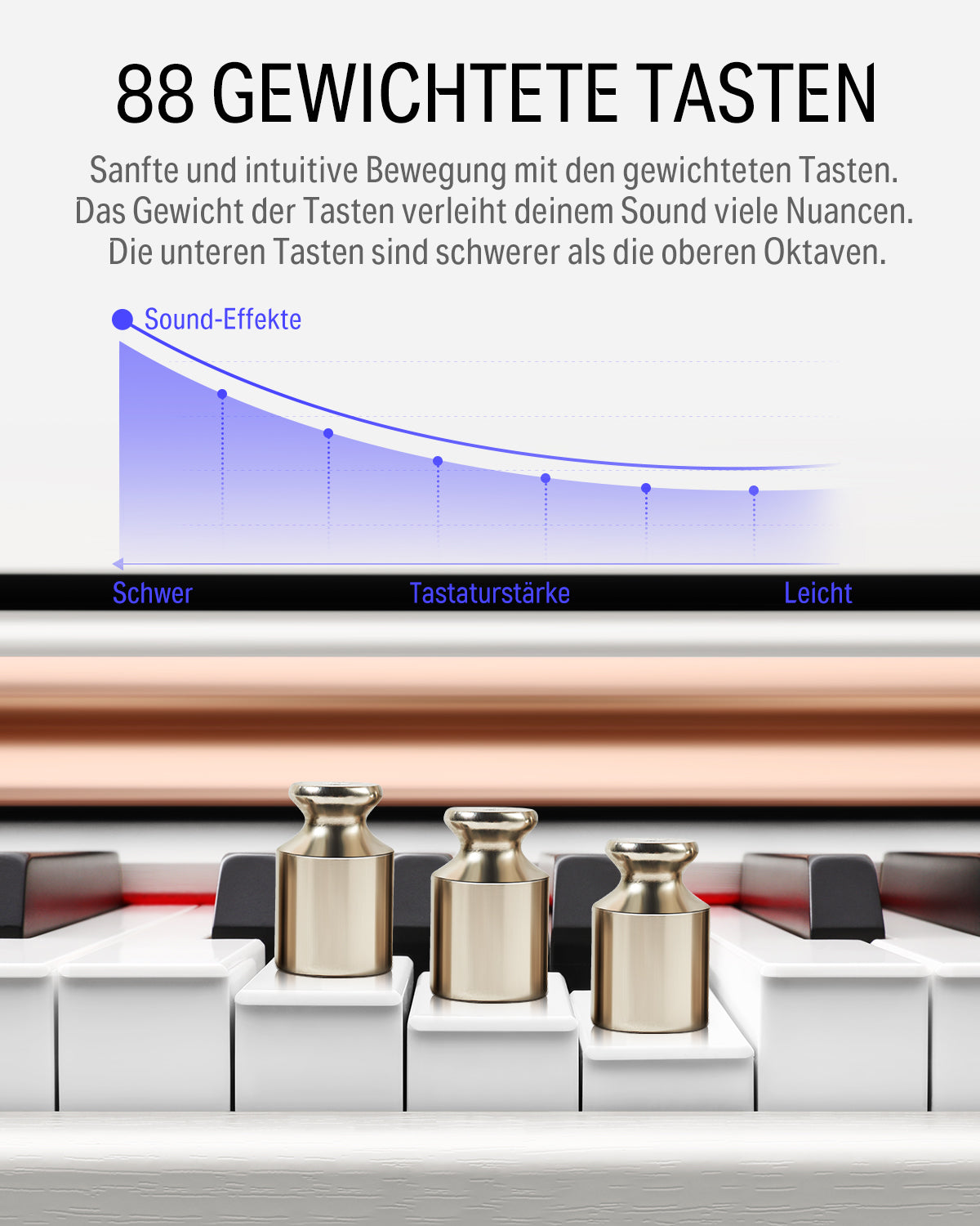 Donner DDP-100 Gewichtetes Digital Piano