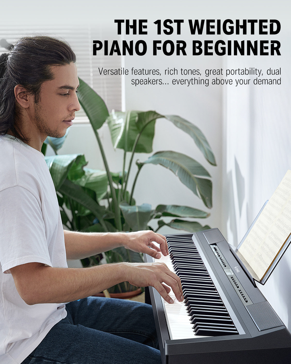 Donner DEP-20 Digital Piano mit Hammermechanik