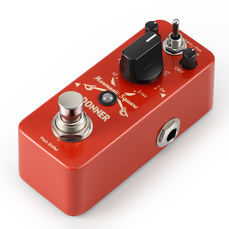 Donner Harmonic Square Digital Octave Gitarre Effektpedal