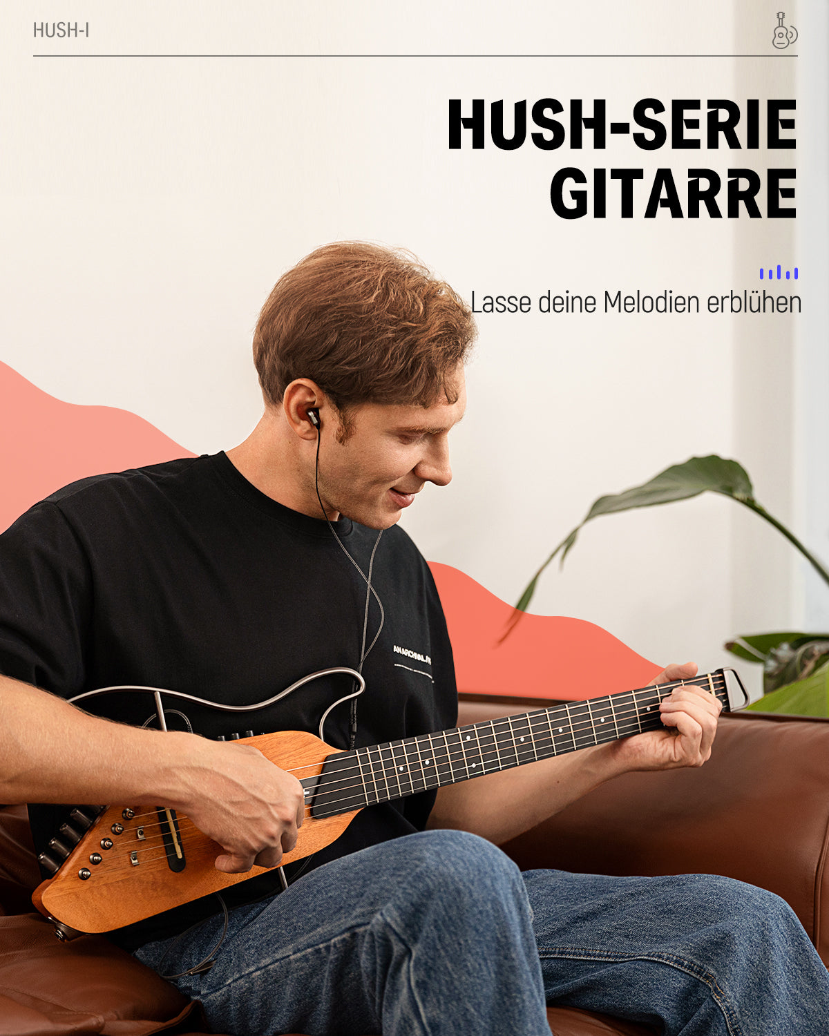 Donner HUSH™ I Ultraleicht Unterwegs Reisegitarre