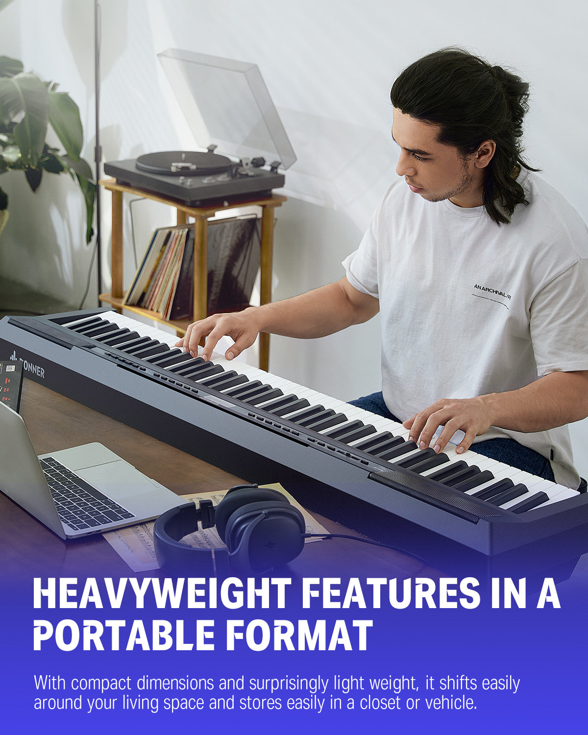 Donner DEP-20 Digital Piano mit Hammermechanik