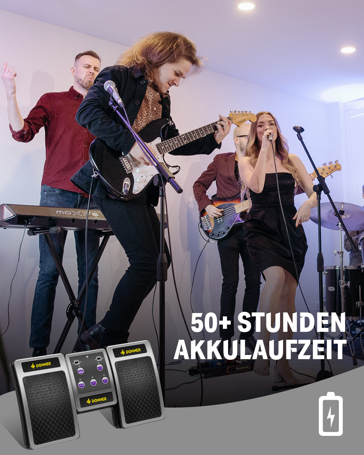 Donner DBM-10 Bluetooth Automatischen Umblättern-Silber##