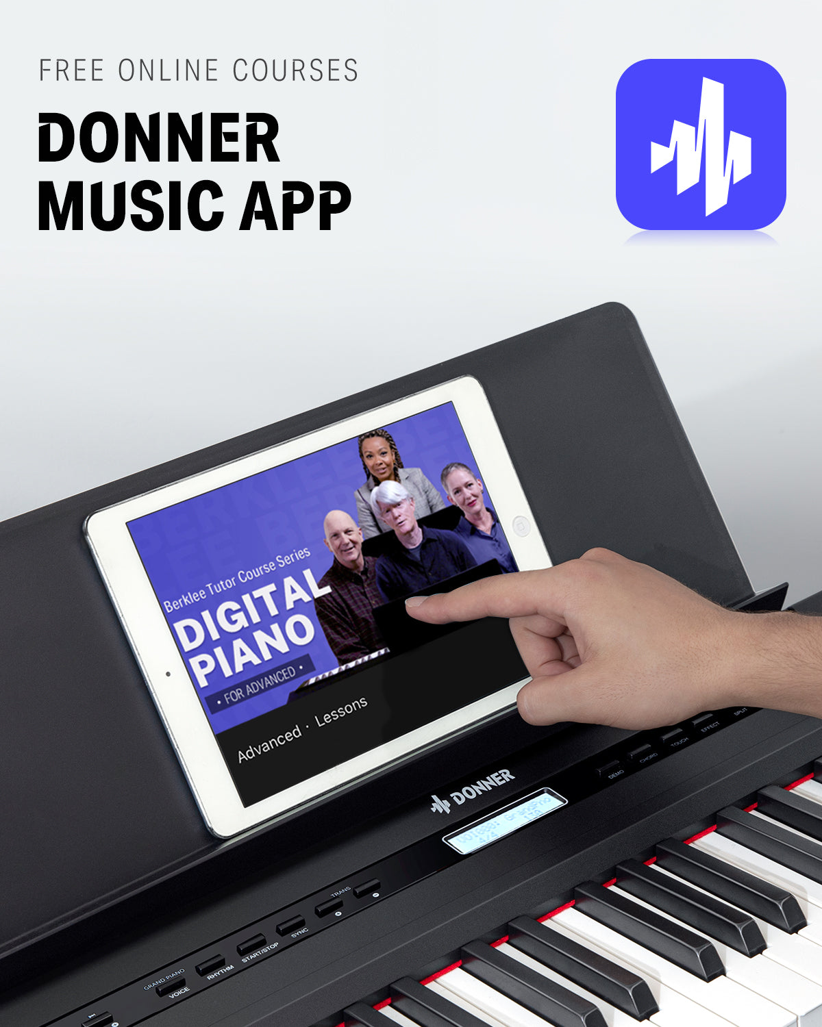 Donner DEP-20 Digital Piano mit Hammermechanik