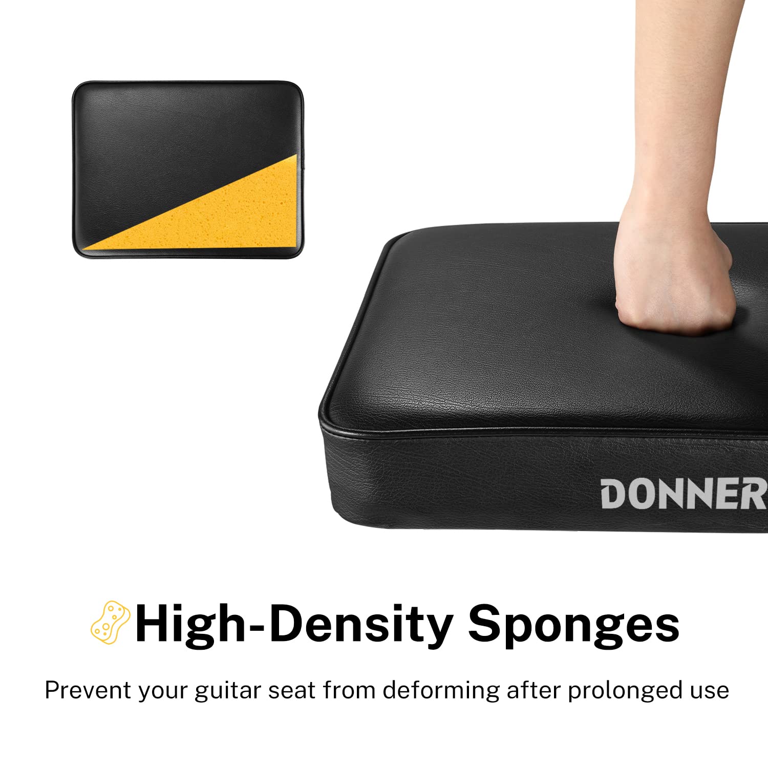Donner höhenverstellbare X-Förmig Klavierhocker
