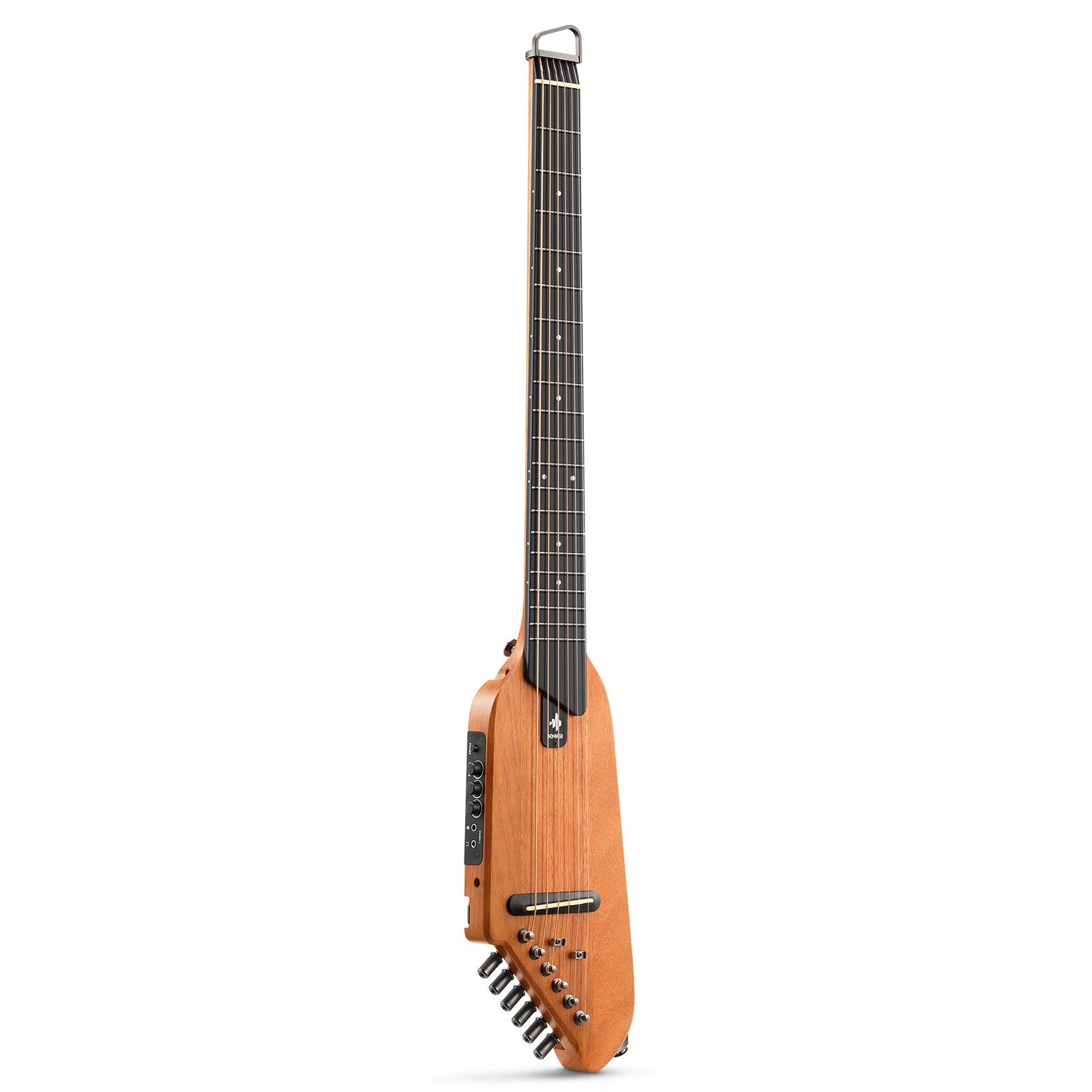 Donner HUSH™ I Ultraleicht Unterwegs Reisegitarre-Mahagoni##