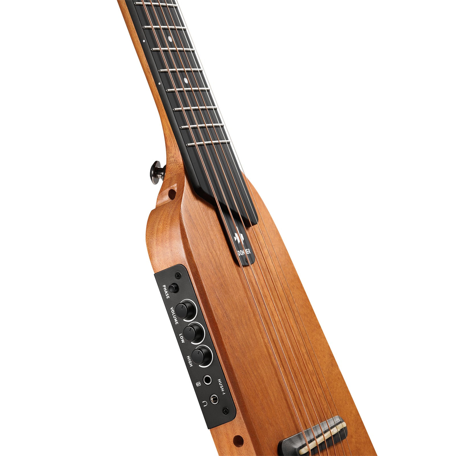 Donner HUSH™ I Ultraleicht Unterwegs Reisegitarre-Mahagoni##