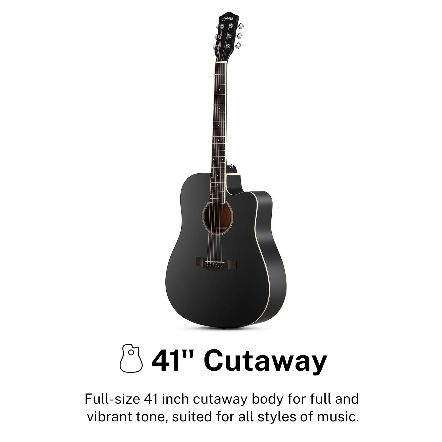 Donner DAG-1CB Lernfreundlich E-Gitarre