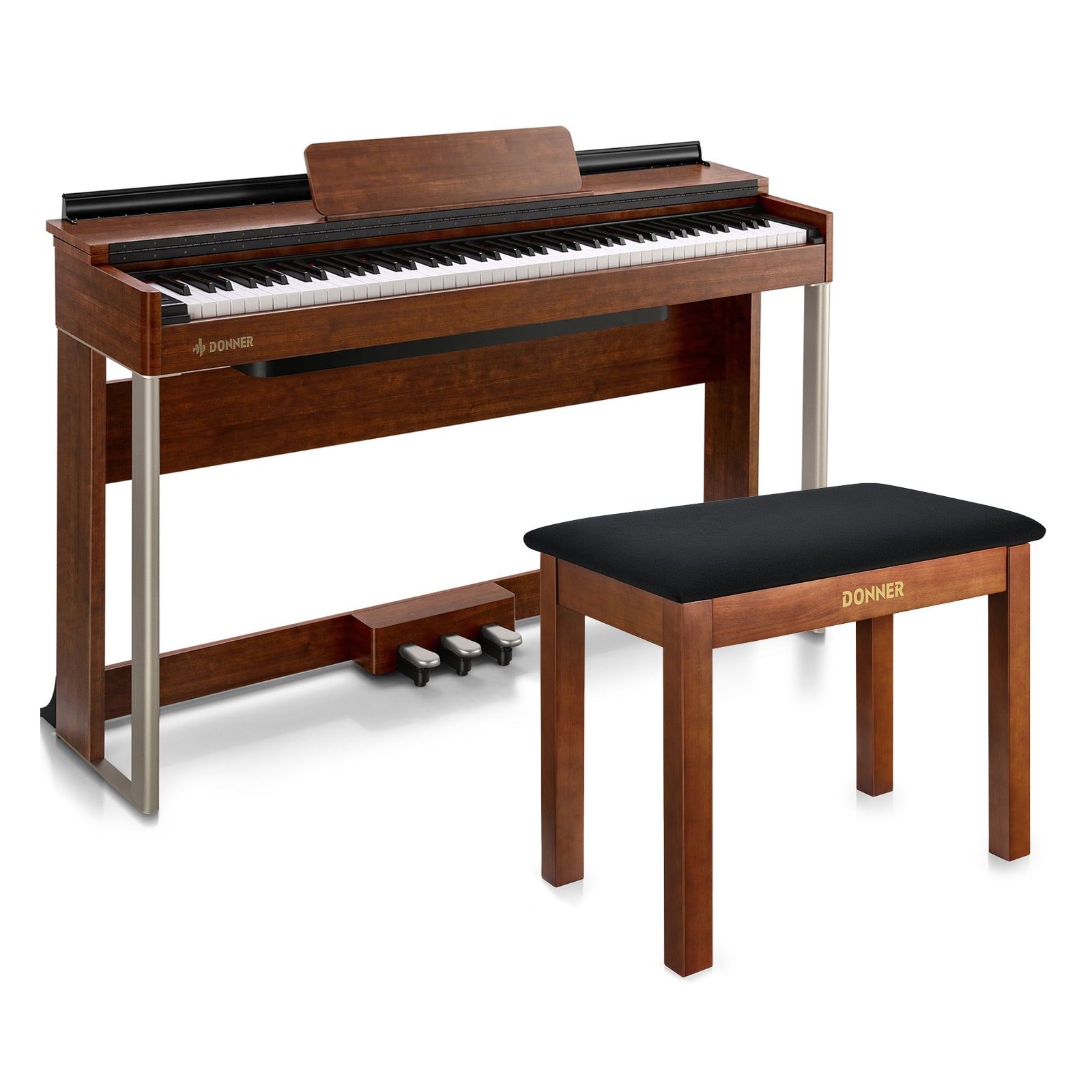 Donner DDP-200 Graded Hammer Action Holz Digital Piano