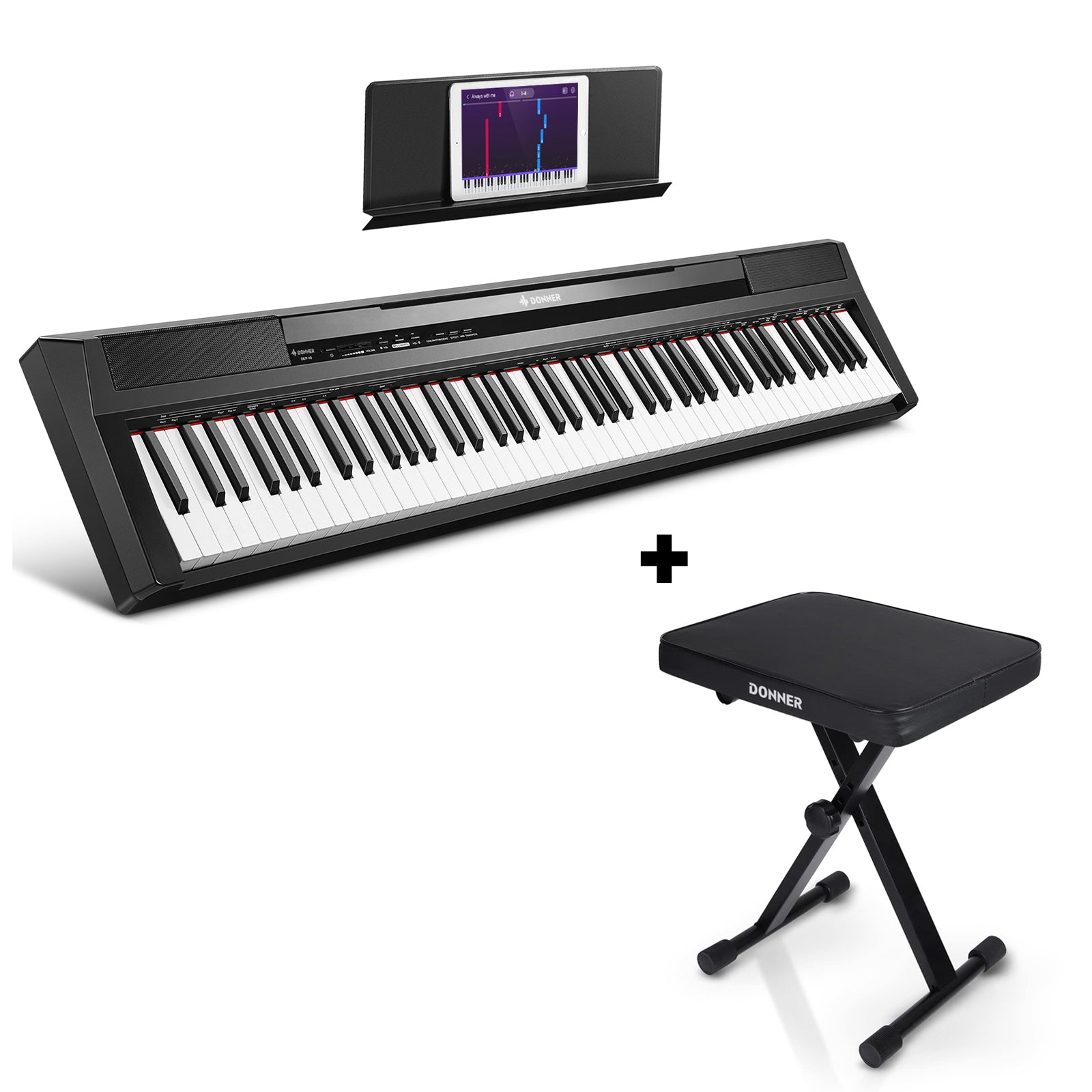 Donner DEP-10 Digital Piano Keyboard 88 Tasten Halbgewichteten
