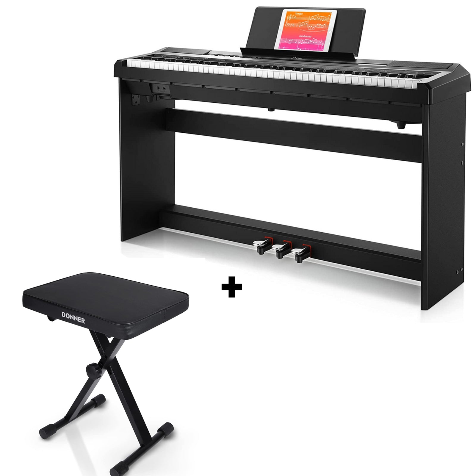 Donner DEP-10 Halbgewichtetes Digital Piano