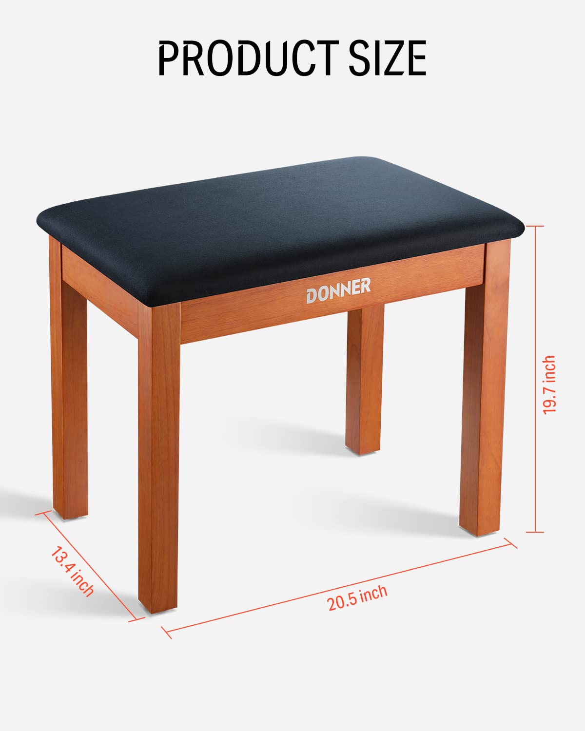 Donner DKB-10 Geräumige Klavierbank