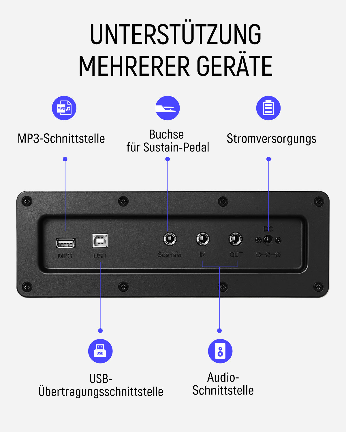 Donner DDP-100 Gewichtetes Digital Piano